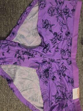 Cacique Purple Floral Hipster Briefs
